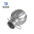 Sanitary cleaning spray Bolt whirling  ball stainless steel spinning spray equipment  fluid spare parts 3/4''-2''